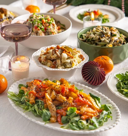 Простые и&nbsp;вкусные салаты с&nbsp;курицей: 10 лучших рецептов