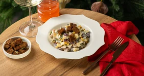 Салат с&nbsp;фасолью и&nbsp;курицей