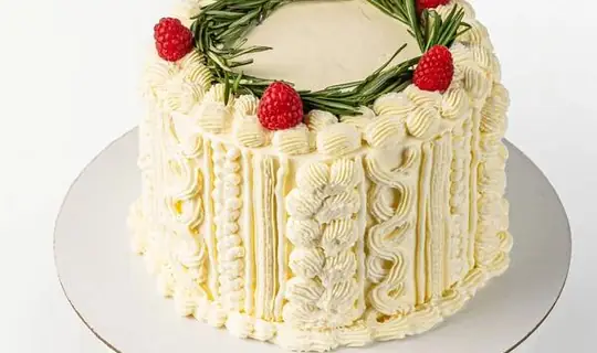 Торт «Тёплые узоры»
