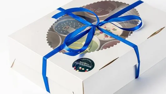 Набор «Новогодние тортики» в&nbsp;стаканчиках, 9 шт