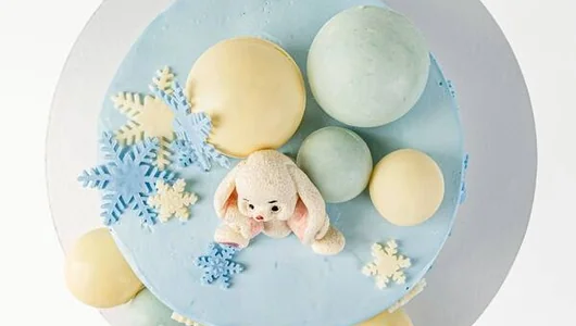 Торт «Снежный зайка»