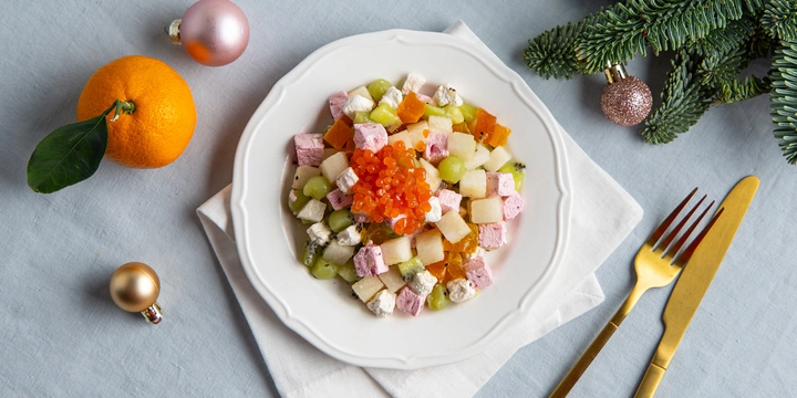 Сладкий оливье от&nbsp;ВкусВилла: десерт, которому позавидовал бы сам Люсьен Оливье