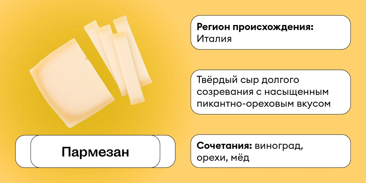 Сырный гайд: с&nbsp;чем подавать 20 популярных сыров — от&nbsp;пармезана до&nbsp;качотты