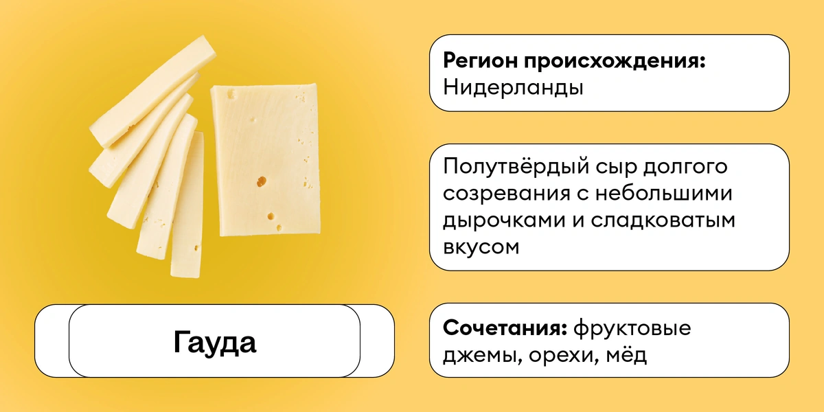 Сырный гайд: с&nbsp;чем подавать 20 популярных сыров — от&nbsp;пармезана до&nbsp;качотты