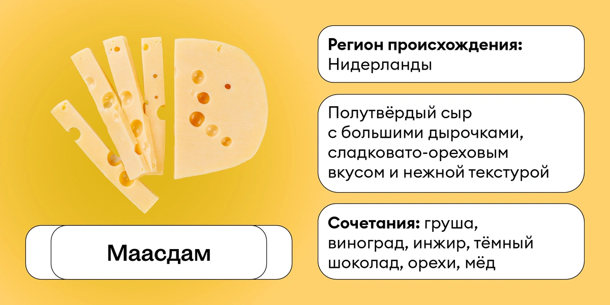 Сырный гайд: с&nbsp;чем подавать 20 популярных сыров — от&nbsp;пармезана до&nbsp;качотты