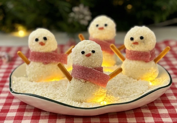 Рецепт «Снеговики «Рафаэлло»»