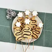 Ёлочки из&nbsp;слоёного теста 