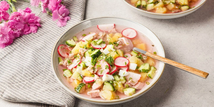 Готовим летние холодные супы!