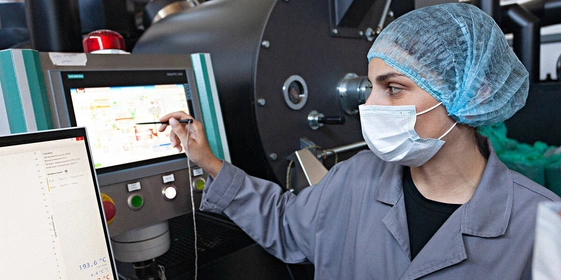 Весь процесс обжарки зелёного зерна в&nbsp;зависимости от&nbsp;сорта и&nbsp;планируемого бленда занимает до&nbsp;15 минут