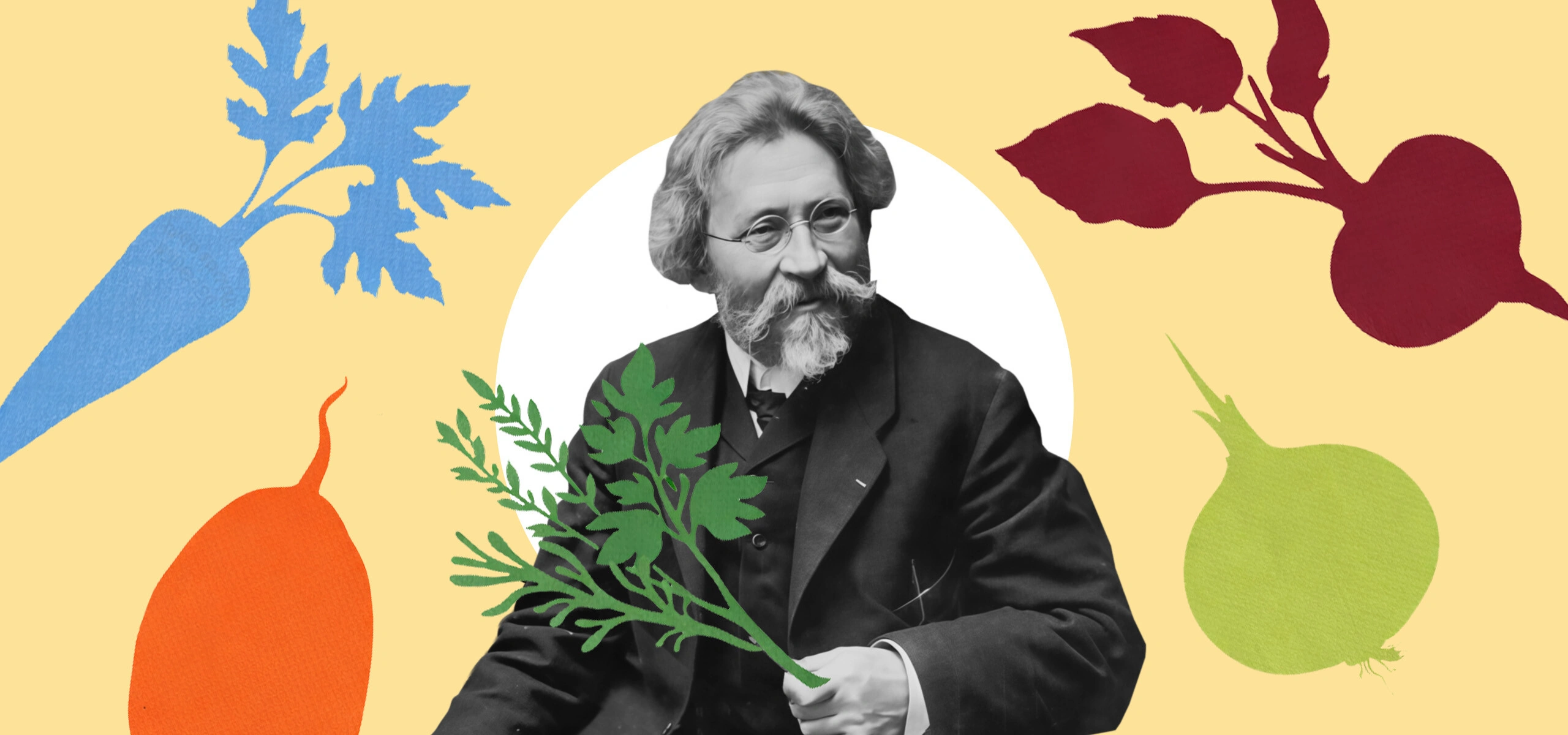 Омлет со свёклой и&nbsp;«репинские травки»: как изменился обед вегетарианцев за&nbsp;130 лет