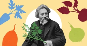 Омлет со свёклой и&nbsp;«репинские травки»: как изменился обед вегетарианцев за&nbsp;130 лет