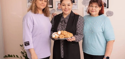 Три сестры ВкусВилла. Слева направо: Ирина Степанова, Надежда Каганович, Татьяна Артамонова