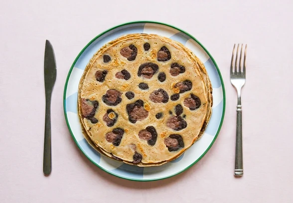 Рецепт «Леопардовые блины»