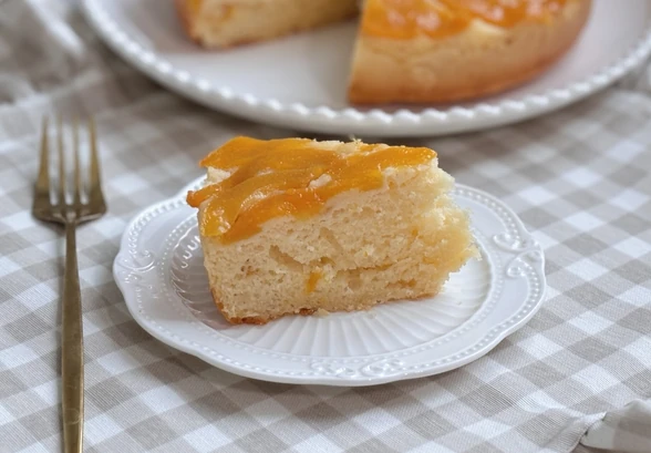 Рецепт «Пирог с&nbsp;персиками»