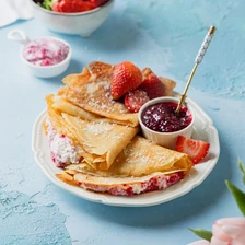 Кокосовые блинчики на&nbsp;рисовой муке