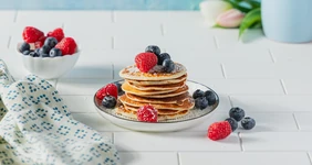 Творожные оладьи