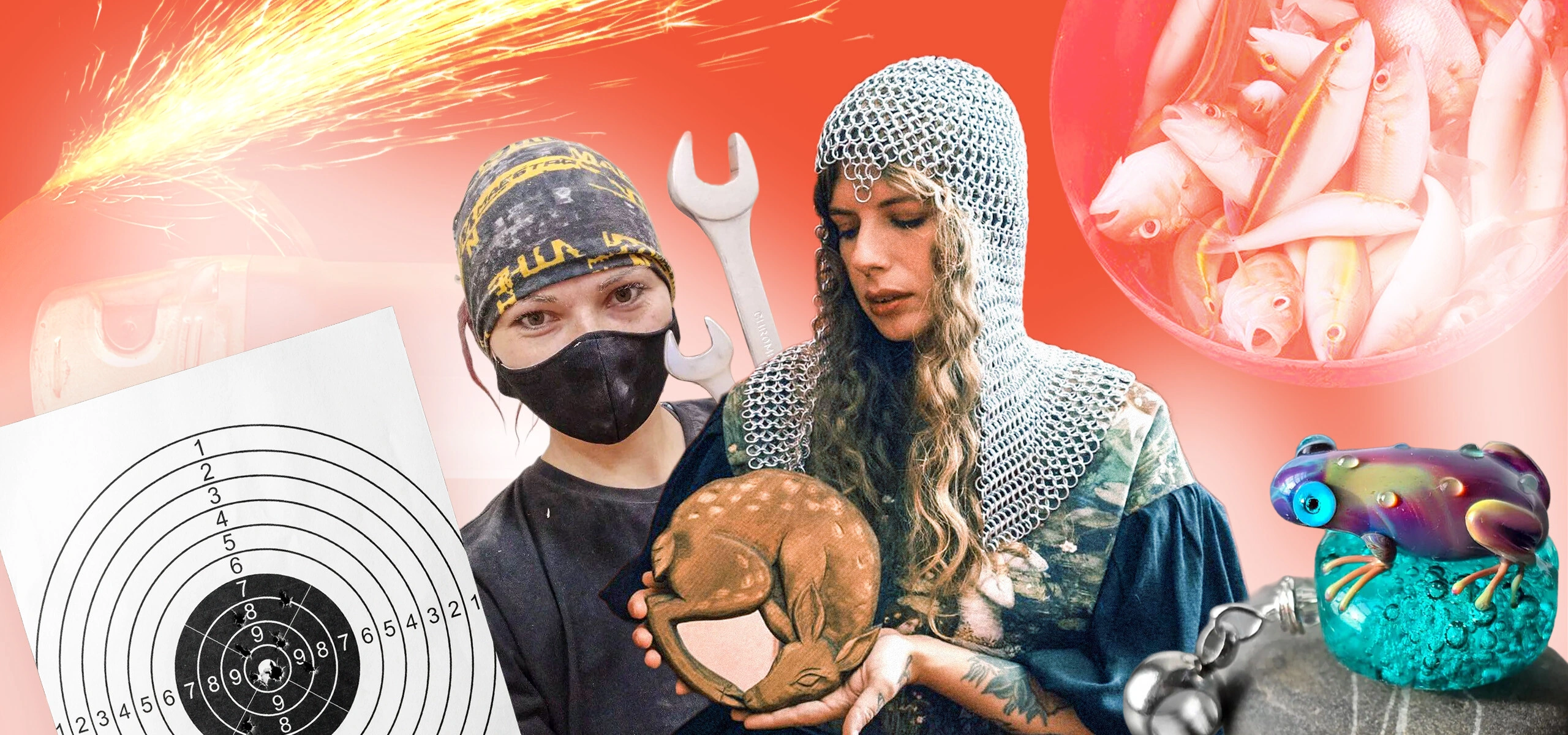 «Неженские» женские удовольствия: рыбалка, мотоциклы, ножи, футбол и&nbsp;Warhammer 40,000