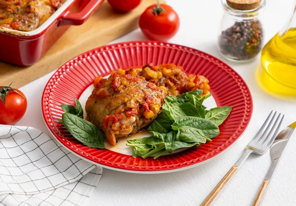 Рецепт «Тушёная курица с&nbsp;нутом и&nbsp;курагой»