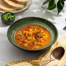 Суп из&nbsp;нута с&nbsp;овощами