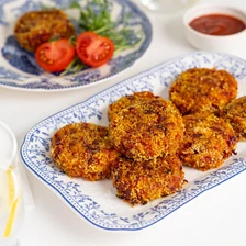 Свекольно-тыквенные котлеты