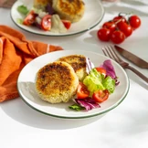 Картофельные котлеты с&nbsp;квашеной капустой