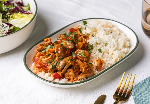 Рецепт «Тушёные куриные желудки»