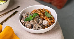 Язык с&nbsp;грибами