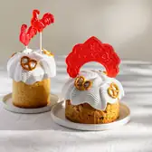 Декор для&nbsp;кулича в&nbsp;русском стиле