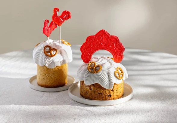 Рецепт «Декор для&nbsp;кулича в&nbsp;русском стиле»