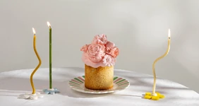 Декор для&nbsp;кулича «Съедобные цветы»