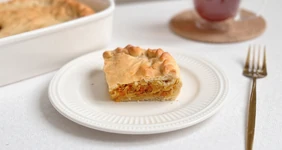 Капустный постный пирог