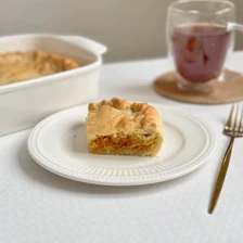 Капустный постный пирог