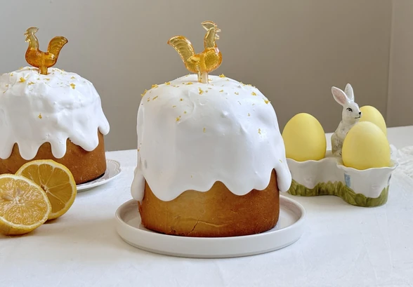 Рецепт «Кулич с&nbsp;лимонной начинкой»
