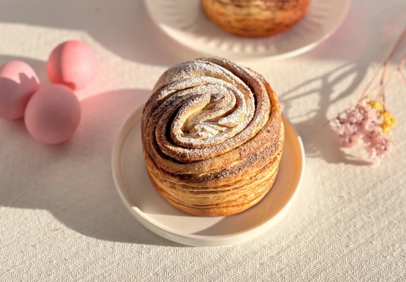 Рецепт «Кулич–краффин»