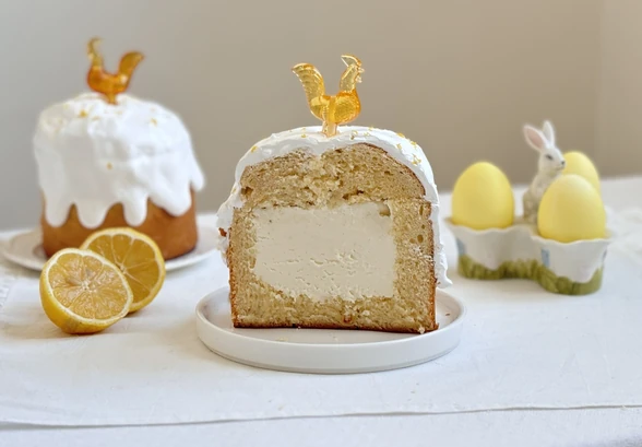 Рецепт «Кулич с&nbsp;лимонной начинкой»