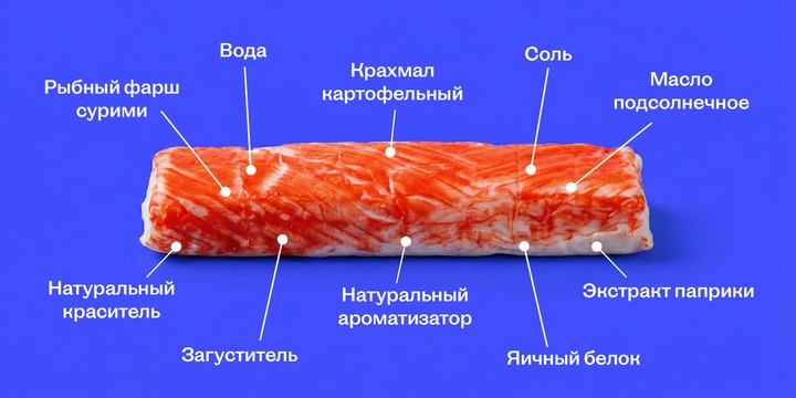 Из чего делают крабовые палочки: отвечают производители