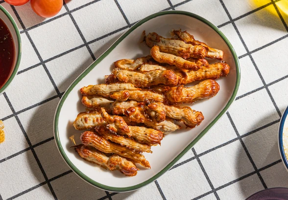 Рецепт «Сухарики из&nbsp;индейки»