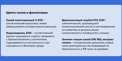Синяя еда — это нормально? Рассказываем о&nbsp;пищевых красителях