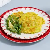 Кабачковые оладьи с&nbsp;креветками