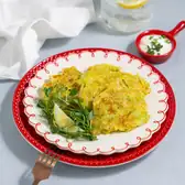 Кабачковые оладьи с&nbsp;креветками