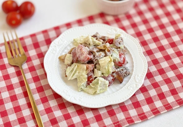 Рецепт «Хрустящий салат с&nbsp;макаронами»