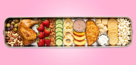 Чем перекусить: собрали 10 коробочек с&nbsp;перекусами по&nbsp;гарвардской тарелке
