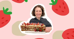 Мильфей из&nbsp;слоёного теста с&nbsp;ягодами