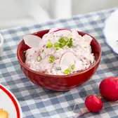 Паста бутербродная из&nbsp;творога и&nbsp;редиски