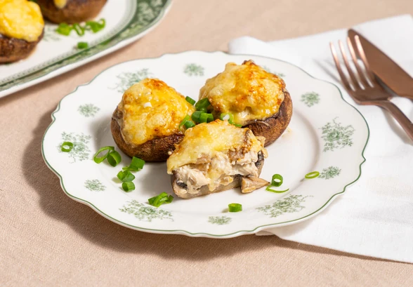 Рецепт «Шампиньоны с&nbsp;мясом»