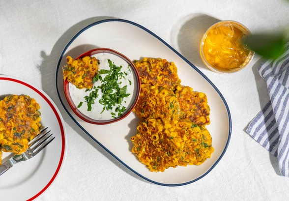 Рецепт «Кукурузные лепёшки с&nbsp;сыром»