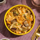 Тушёная капуста с&nbsp;колбасками