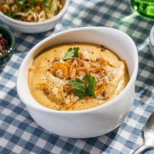 Суп-пюре из&nbsp;чечевицы с&nbsp;квашеной капустой