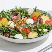 Салат с&nbsp;квашеной капустой и&nbsp;языком
