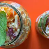 Капуста быстрого соления с&nbsp;морковью и&nbsp;мятой 